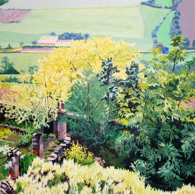 Overlooking a Garden, Cordes-sur-Ciel