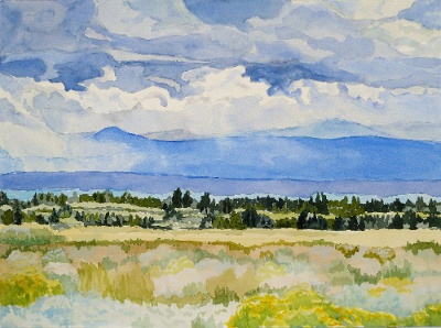 Snow Showers in the Mountains, Bend